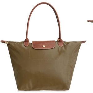 Longchamp le pliage large tote khaki